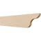 Ekena Millwork 2in. W x 8in. H x 36in. L Carmel Woodgrain TimberThane Rafter Tail, Primed Tan RFTUR02X08X36CARRCPR - alternate 1